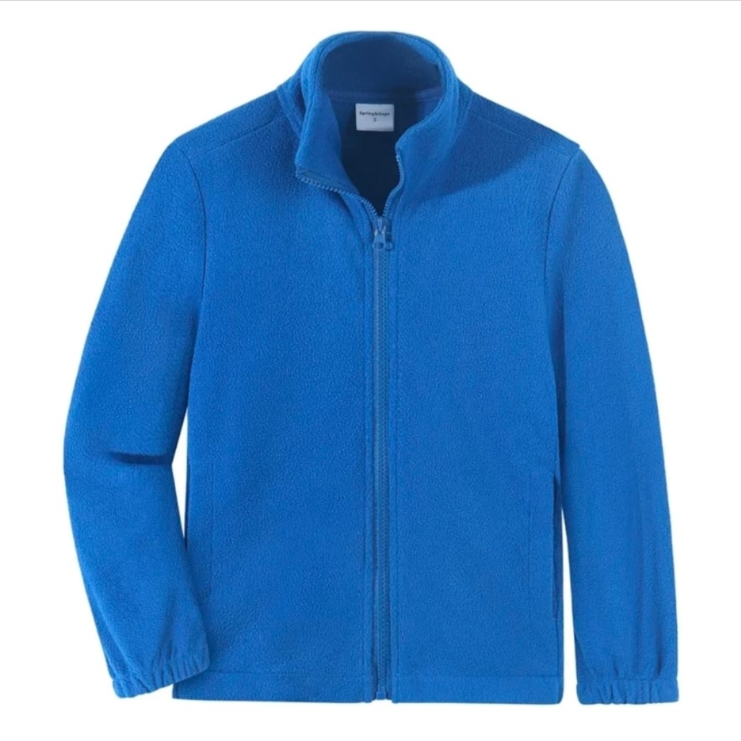 Royal Blue Fleece Jacket (Zip-Up)